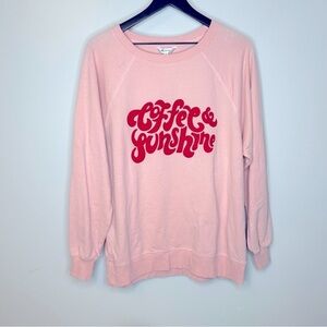 WildFox Coffee & Sunshine Pullover Size S‎